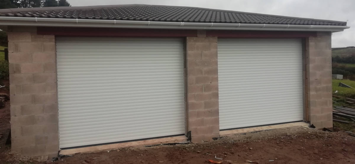 Image of new-build-roller-garage-doors-after-001.jpg 2018-10-06 - New Build in Brockweir